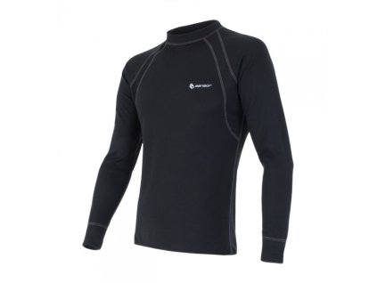 triko dlouhé pánské SENSOR DOUBLE FACE černé (Varianta L)