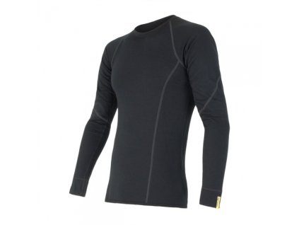 triko dlouhé pánské SENSOR MERINO ACTIVE černé (Varianta L)