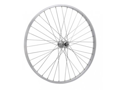 kolo zapletené 26" 559-21 zadní 36 děr stříbrné Union/CnSpoke