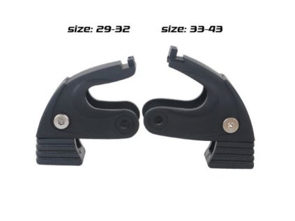 brzda s držákem Tempish NEO-X,DACO,REBEL,TWIN, F21,I-MAX jun.,FREEWAY černá (Varianta 33-43)