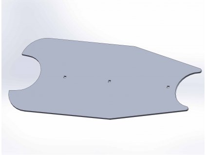 Nášlap krátký - hliníkový protiskluzový 4mm