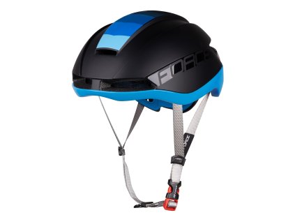 přilba FORCE ORCA, černá mat-modrá (velikost L-XL)