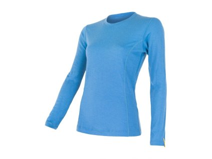 triko dlouhé dámské SENSOR MERINO ACTIVE modré (Varianta L)
