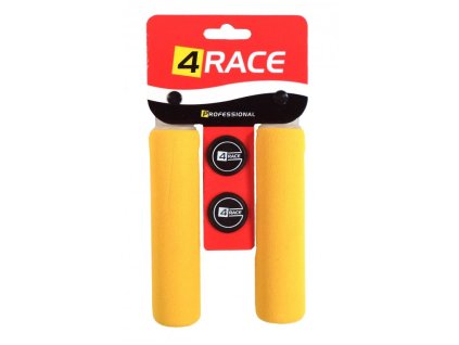 gripy 4RACE pěnové tvrzené 130mm žluté
