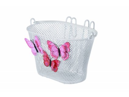 koš BASIL Jasmin Basket Butterfly bílý