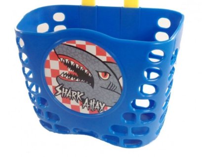 koš dětský barevný modrý Shark + pásky