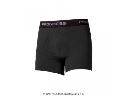 boxerky Progress CC SKN coffee antracitové (Varianta M)