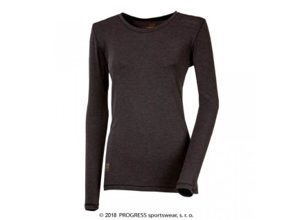 triko dlouhé dámské Progress TDRZ coffee antracitové (Varianta L)