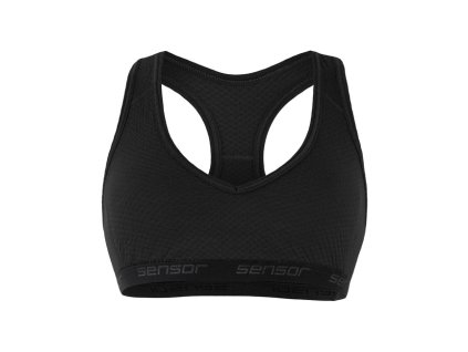 podprsenka SENSOR MERINO DOUBLE FACE černá (Varianta L)