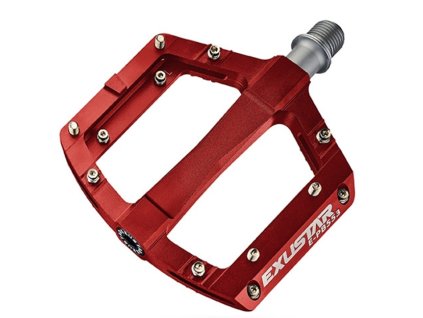 pedály BMX EXUSTAR PB553 červené