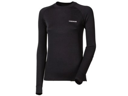 triko dlouhé dámské Progress E NDRZ bambus černé (Varianta S)