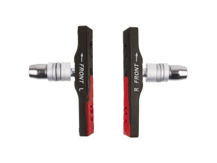 špalíky M-Wave MTB šroub 72mm černo-červené