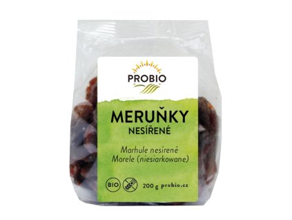meruňky nesířené PROBIO 200g