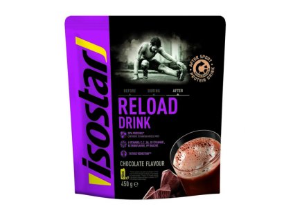 nápoj ISOSTAR RELOAD POWDER AFTER SPORT (Doy Pack) čokoláda 450g