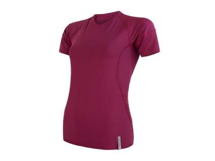 triko krátké dámské SENSOR COOLMAX TECH lilla (Varianta L)