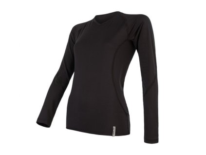 triko dlouhé dámské SENSOR COOLMAX TECH černé (Varianta L)