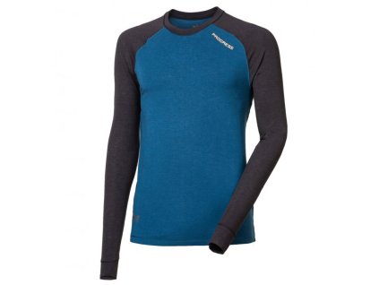 triko dlouhé pánské Progress NDR antracit/petrol (Varianta L)