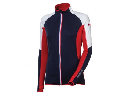 mikina dámská Progress REPUBLICA modro/bílo/červená (Varianta M)