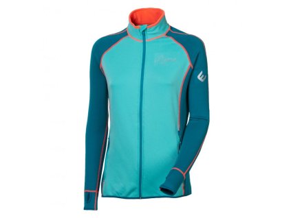 mikina dámská Progress TISPA modrozelená/mintová (Varianta L)