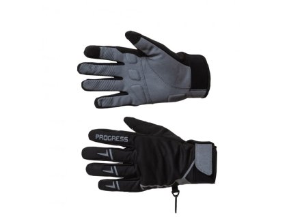 rukavice Progress WINTERSPORT GLOVES černé (Varianta L)