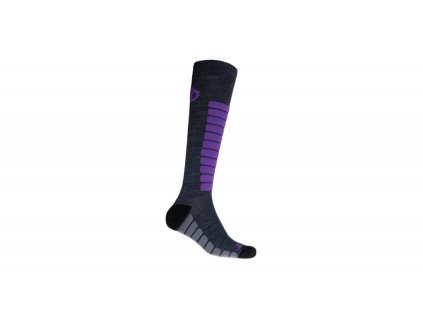 ponožky SENSOR ZERO MERINO šedo/fialové (Varianta 6/8)