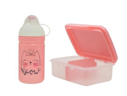 set R&B box a lahev Mňau 500ml