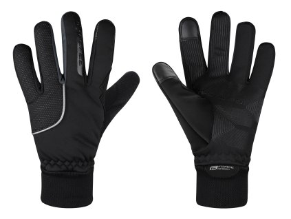 rukavice FORCE ARCTIC PRO, černé (velikost L)