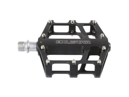 pedály BMX FLAT EXUSTAR standard závit 9/16"  černé