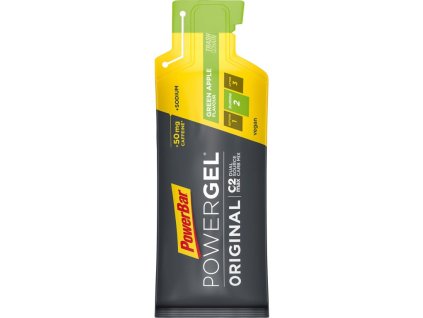 Gel PowerBar POWERGEL zelené jablko s kofeinem 41g