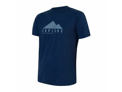 triko krátké pánské SENSOR MERINO AIR PT EXPLORE tmavě modré (Varianta M)