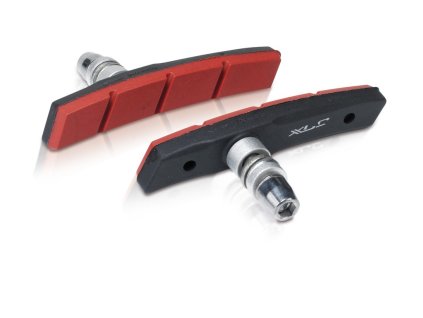 špalíky XLC BS-V12 V-Brake červené, 4 dílná sada