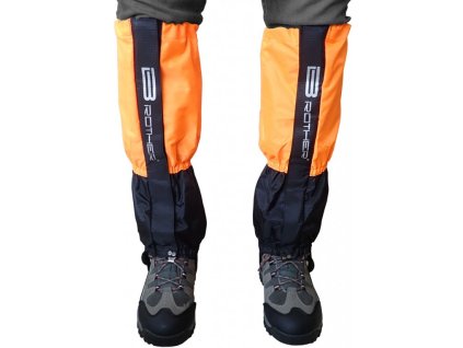 návleky na boty černo/oranžové