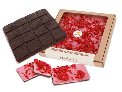 čokoláda 'Malina dočervena' Mixit 250g
