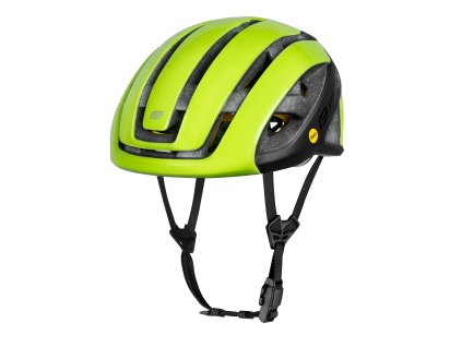 přilba FORCE NEO MIPS, fluo-černá (velikost S-M)