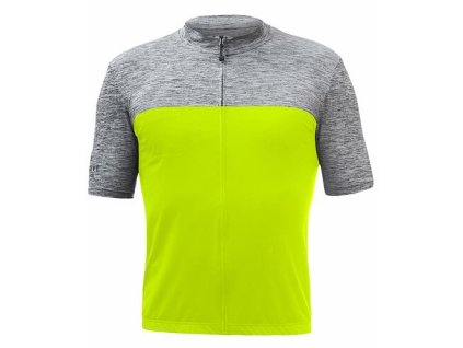 dres krátký pánský SENSOR CYKLO COOLMAX neon žlutá/šedá (Varianta L)