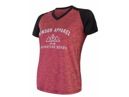 dres krátký dámský SENSOR CYKLO CHARGER růžovo/černý (Varianta M)