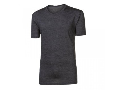 triko krátké pánské Progress ORIGINAL MERINO šedý melír (Varianta M)