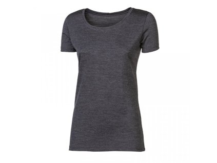 triko krátké dámské Progress ORIGINAL MERINO šedý melír (Varianta XL)