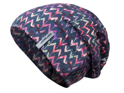 čepice SENSOR MERINO IMPRESS tmavě modrá/origami (Varianta L)