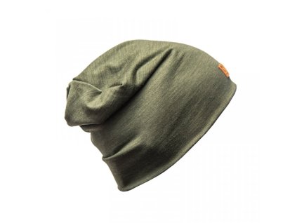 čepice Progress FREEBEANIE merino khaki melír