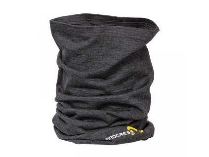šátek Progress TUBE merino šedý melír