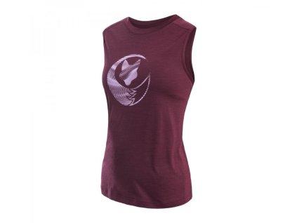 tílko dámské SENSOR MERINO FOX vínové (Varianta L)