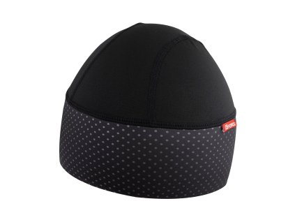 čepice pod přilbu F POINTS zateplená, černá (velikost S-M)