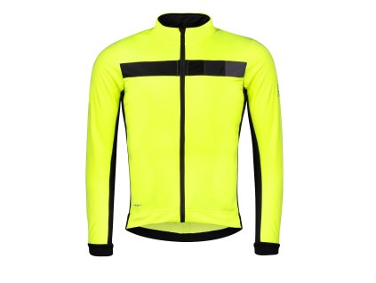 bunda F FROST softshell zimní, fluo-černá (velikost L)