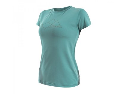 triko krátké dámské SENSOR COOLMAX TECH MOUNTAINS mintové (Varianta L)