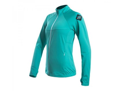 mikina dámská SENSOR COOLMAX THERMO celozip tyrkysová (Varianta L)