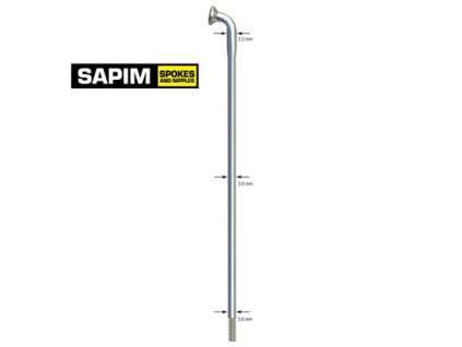 drát nerez Sapim Strong 2-2-2,3 x 282mm stříbrný
