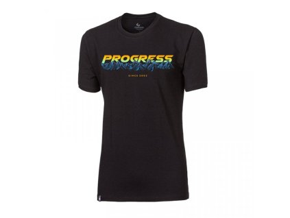 triko krátké pánské Progress BARBAR SUNSET černé (Varianta XL)