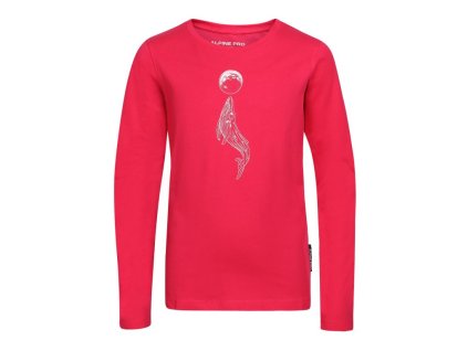 triko dětské dlouhé ALPINE PRO OLERO růžové (Varianta 104/110)