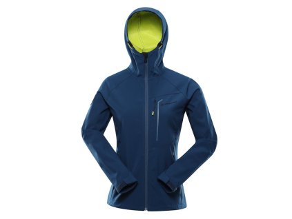 bunda dámská ALPINE PRO ESPRITA softshellová modrá (Varianta L)